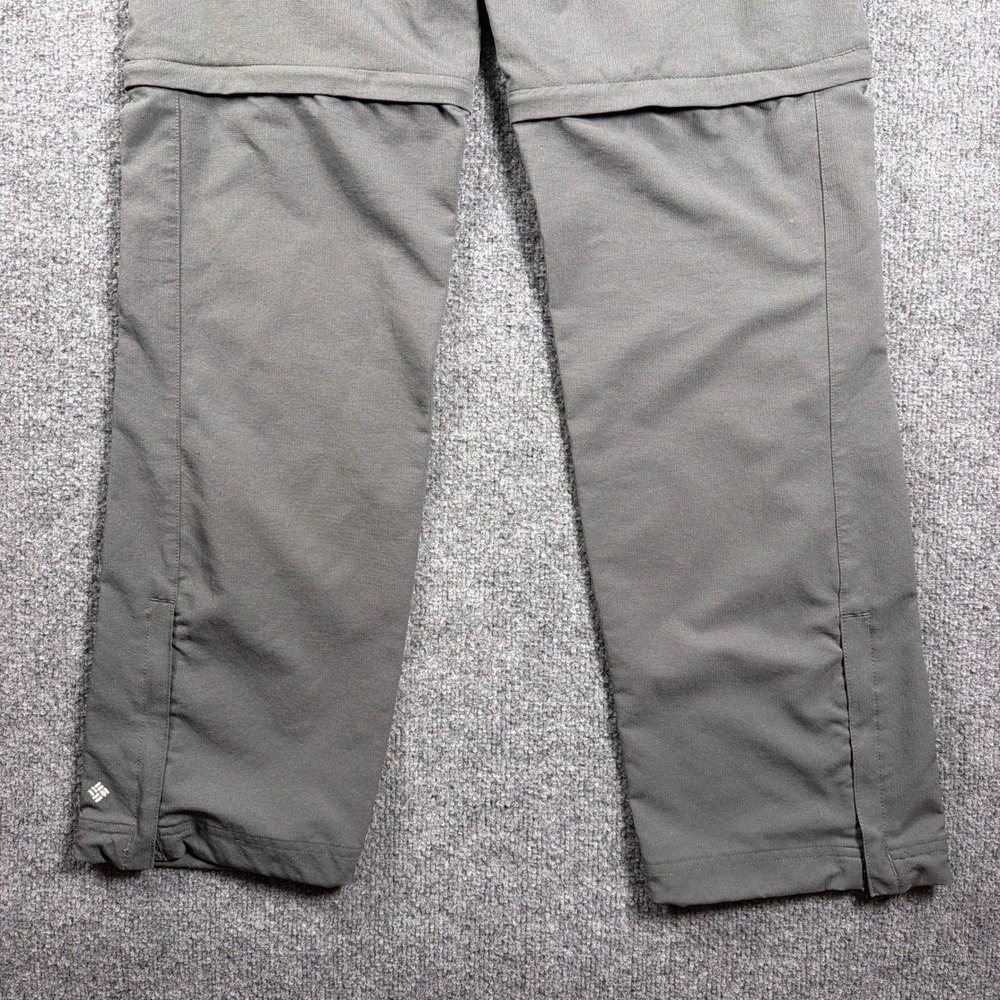 Columbia Silver Ridge Convertible Pants Womens 8 Gray Omni Shade Hiking Zip Off - Picture 9 of 16